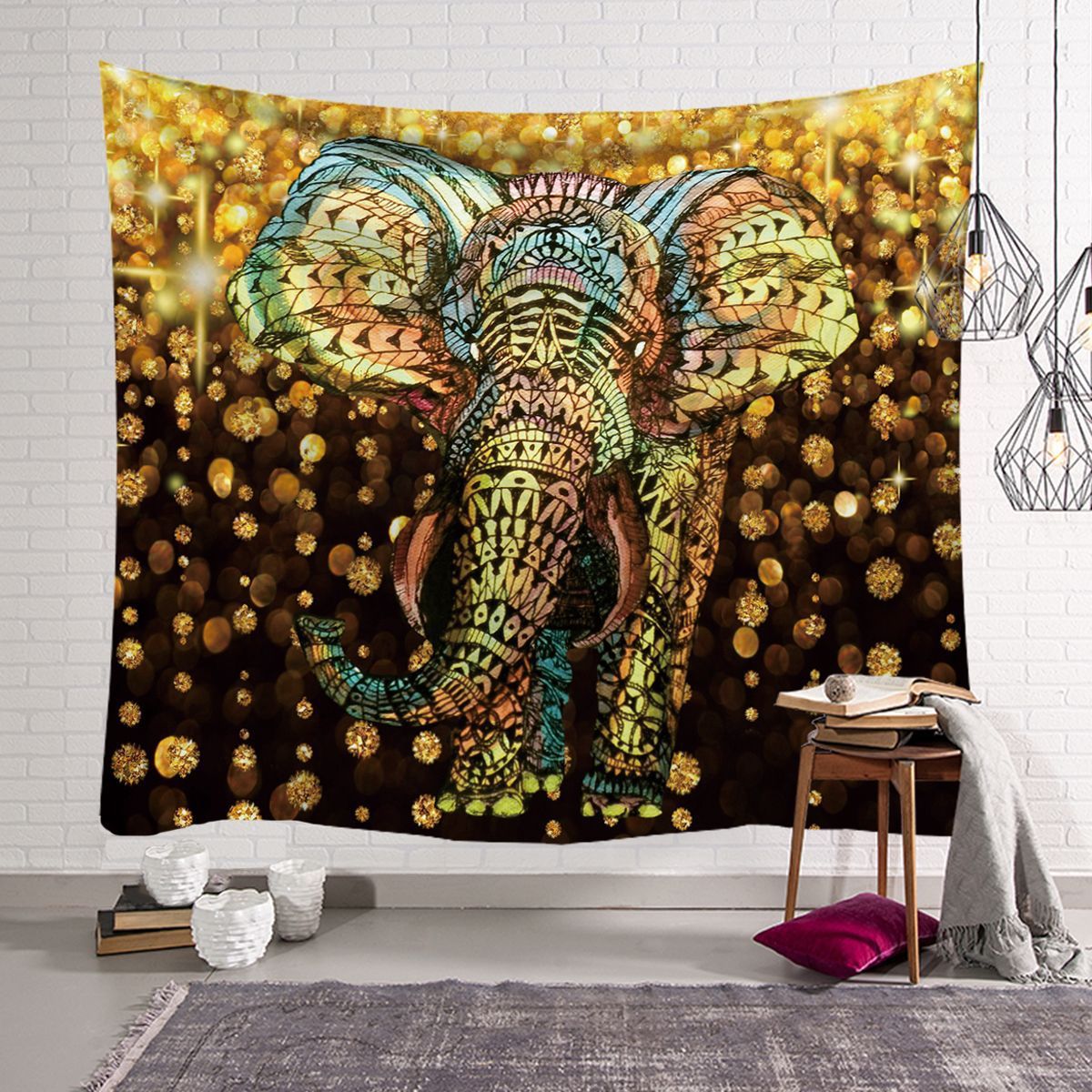 Boho Wall Tapestry – Multiple Colors & Sizes Decorative Hanging