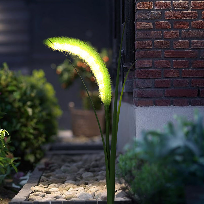 Outdoor Solar Dogtail Grass Lamp – Simulation LED Lawn Decoration