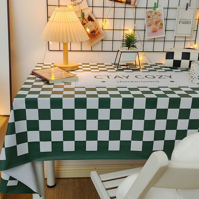 Waterproof And Oil-proof Tablecloth Coffee Table Mats Student Desk Decorative Cloth