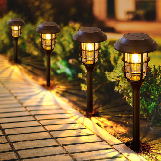New Solar Stripe Lawn LED Outdoor Light – Abstract Decorative Garden Lamp