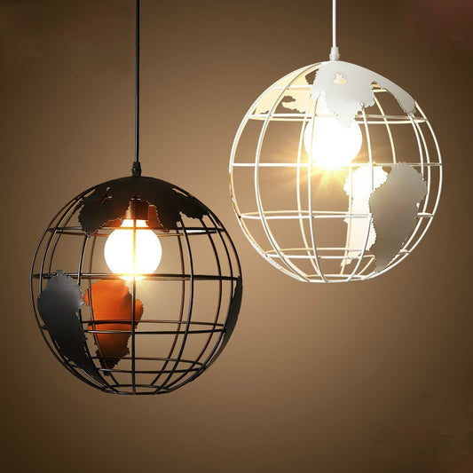 Industrial Style Iron Pendant Lamp – Bar & Stair Aisle Light