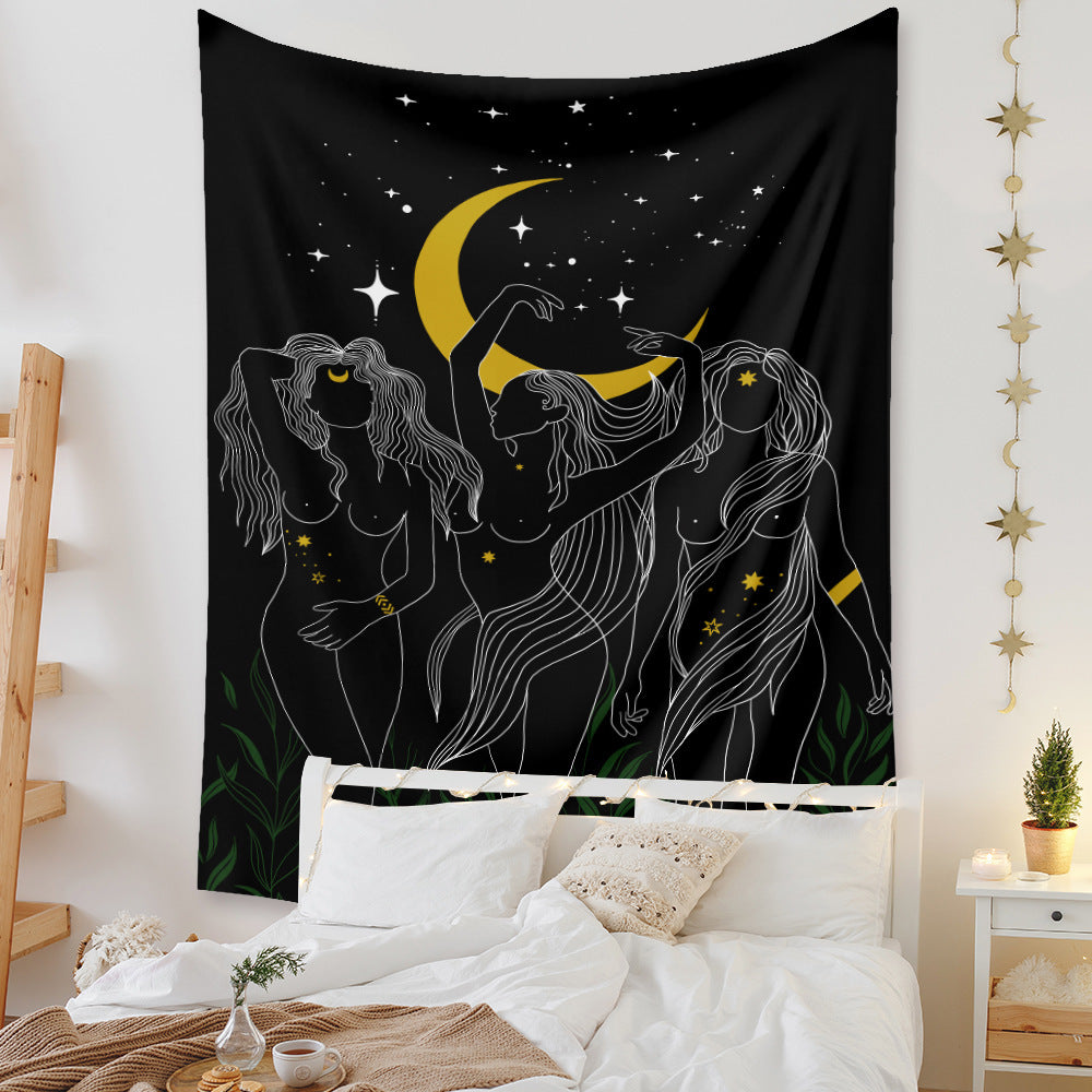 Bohemian Tapestry Wall Hanging – Artistic Decorative Cloth for Room & Home Decor