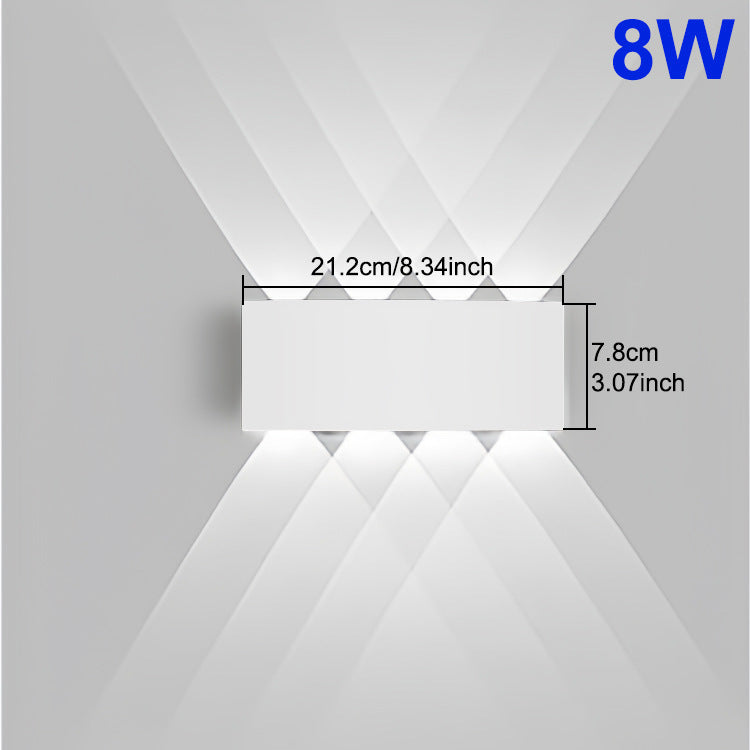 Outdoor LED Telescope Wall Lamp – Waterproof White & Warm Lighting