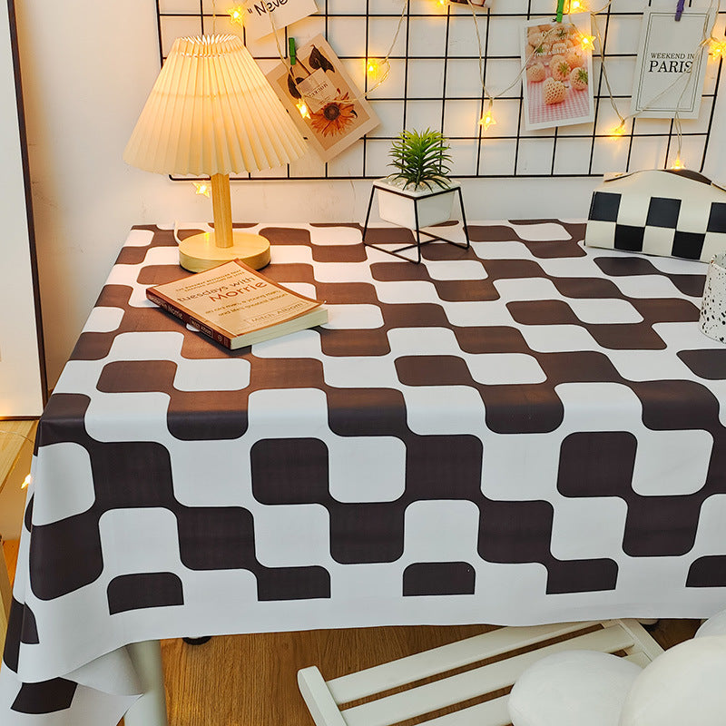 Waterproof And Oil-proof Tablecloth Coffee Table Mats Student Desk Decorative Cloth
