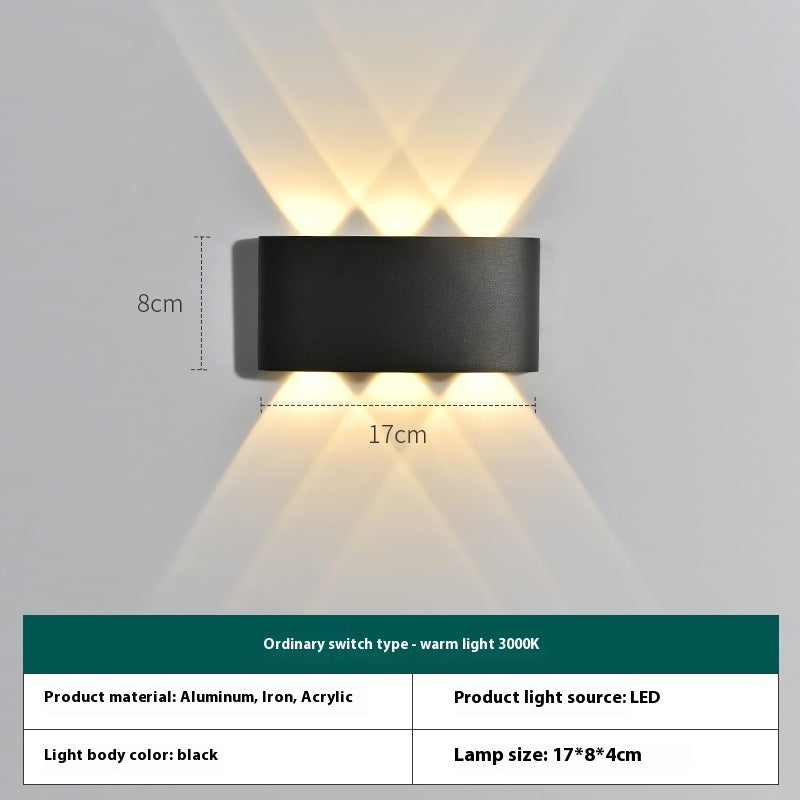 Outdoor Wall Lamp Waterproof Solar – Intelligent Remote Control LED Light