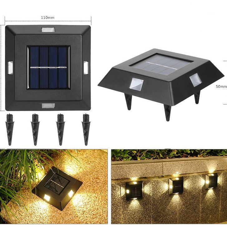 Solar Small Night Outdoor Garden Wall Light – Decorative LED Courtyard Lamp