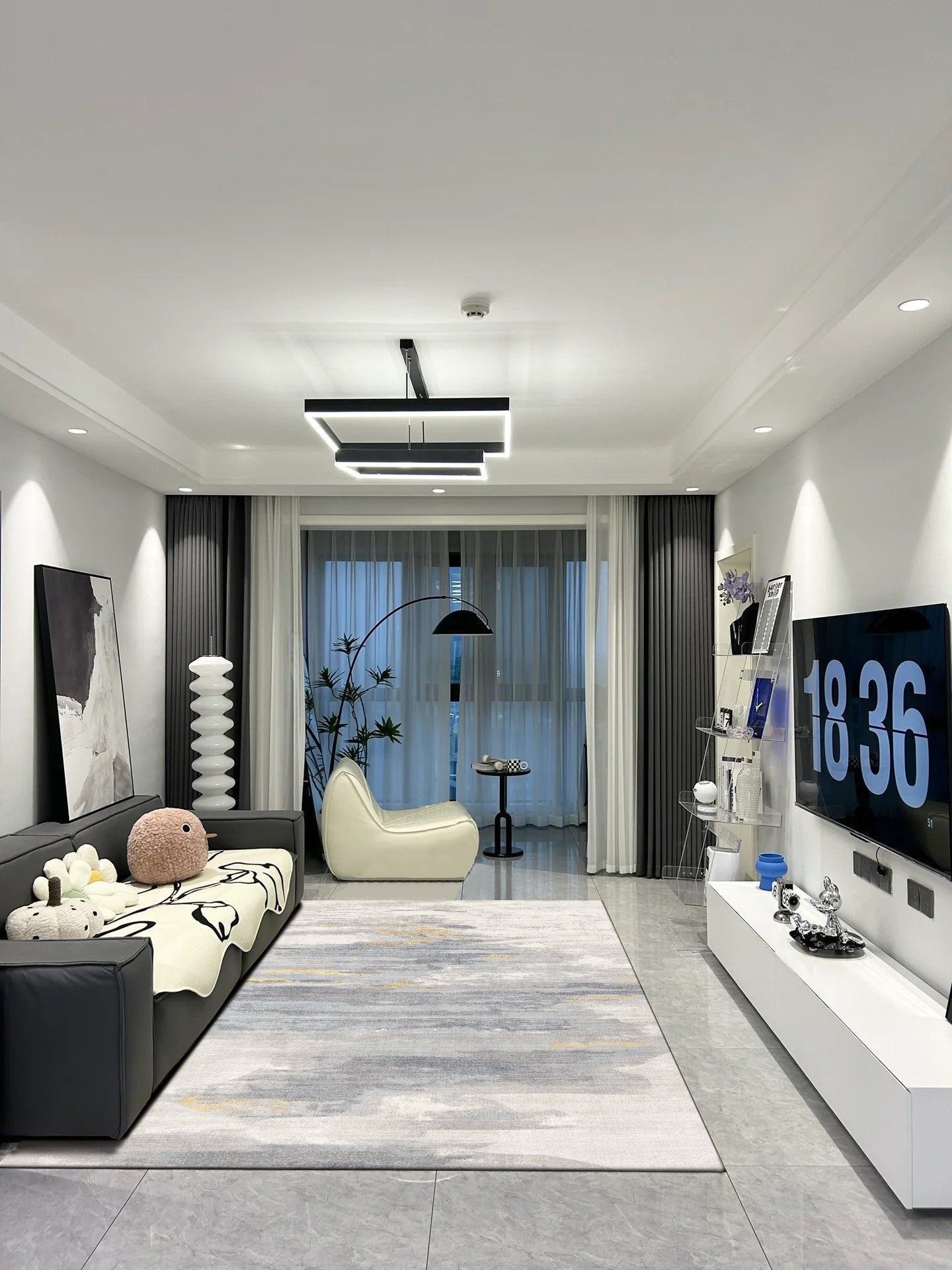Home Living Room Carpet Bedroom Bedside Cushions