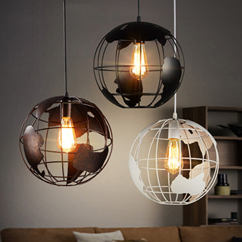 Industrial Style Iron Pendant Lamp – Bar & Stair Aisle Light