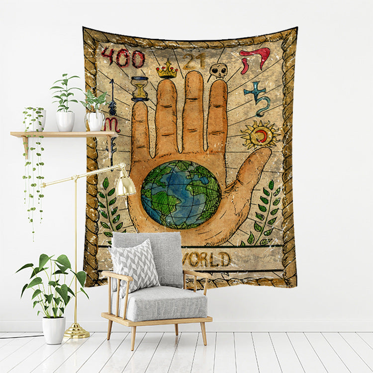 Psychedelic Tarot Series Tapestry – Mystical Home Decor Wall Hanging
