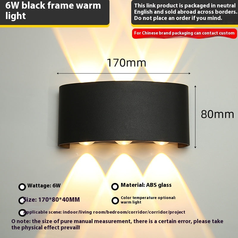 LED Wall Lamp Outdoor – Waterproof IP65 Warm Light for Garden, Villa & Hotel