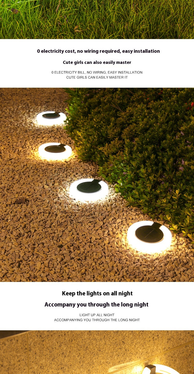 Solar Outdoor Folding Floor Lamp – Waterproof Courtyard & Garden Lighting