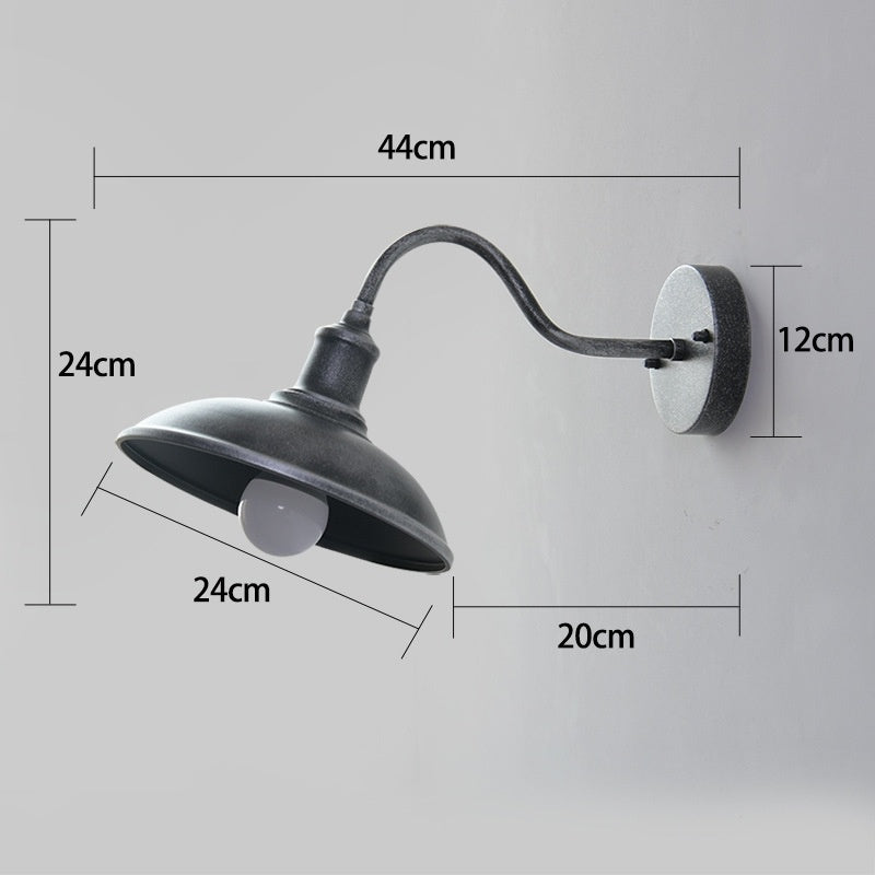 Outdoor Waterproof Wall Lamp Retro Iron Art Lamps