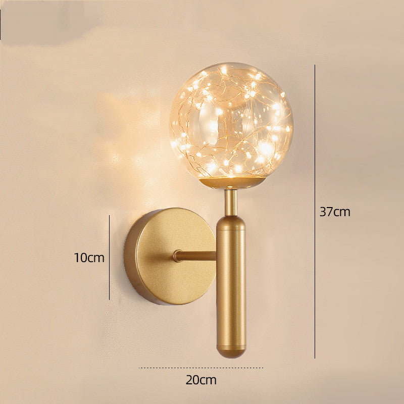 Light Luxury Crystal Lamp – Nordic Style with Stainless Steel Body