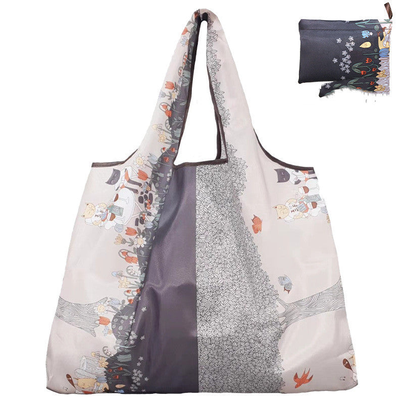 Japanese Cartoon Foldable Eco Bag Oxford Cloth