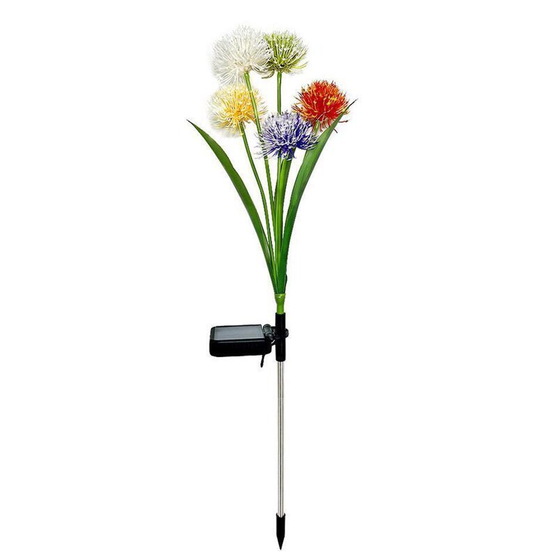 Solar Lawn Lamp – Flower-Shaped Garden Grass Decorative Light