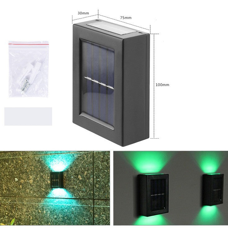Solar Small Night Outdoor Garden Wall Light – Decorative LED Courtyard Lamp