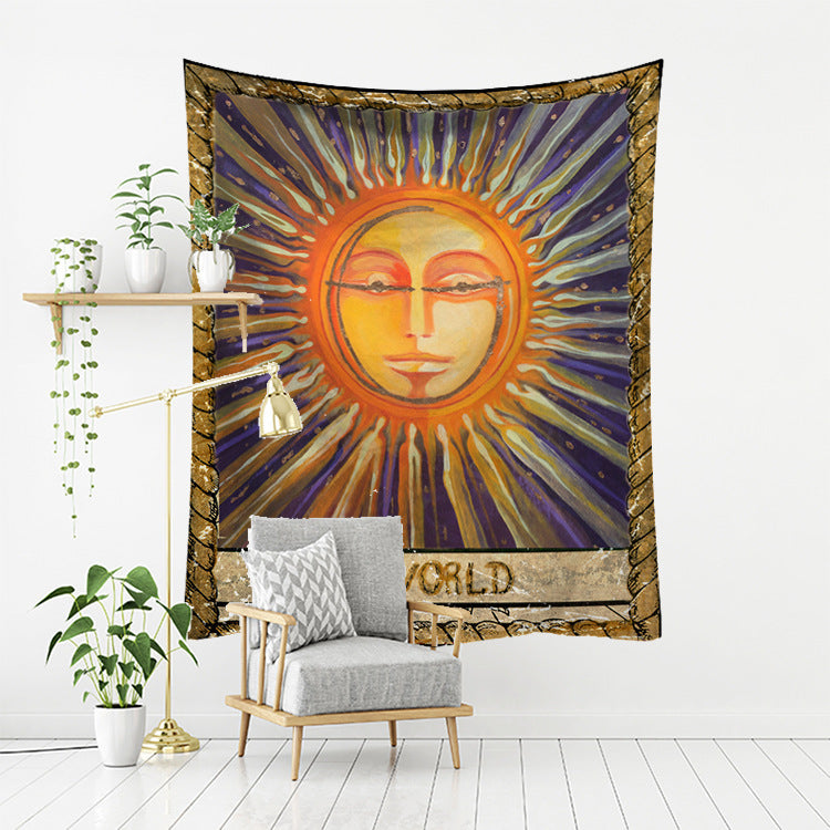 Psychedelic Tarot Series Tapestry – Mystical Home Decor Wall Hanging