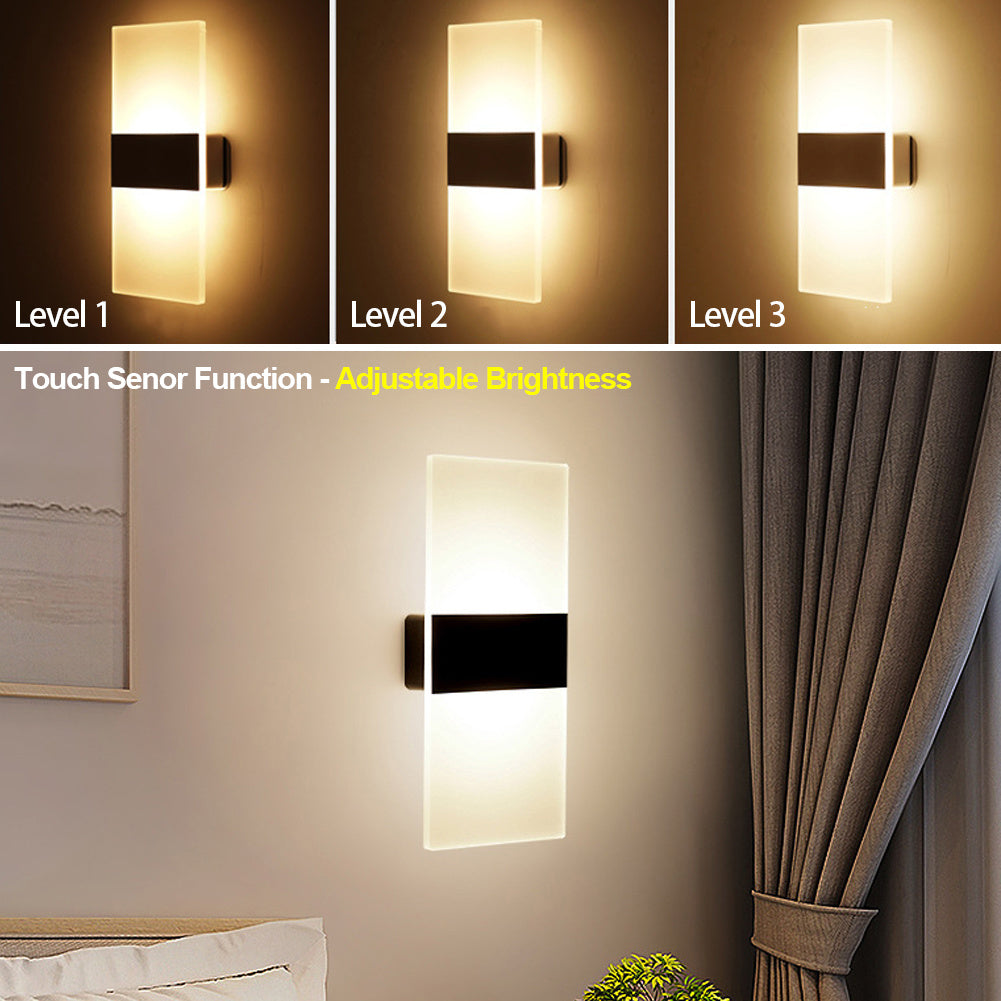 Indoor USB Rechargeable Wall Lamp – Modern Sensing LED Light