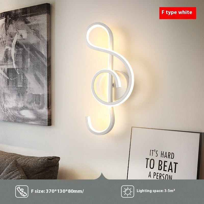 Nordic LED Wall Lamp – Aluminum Bedroom & Living Room Light