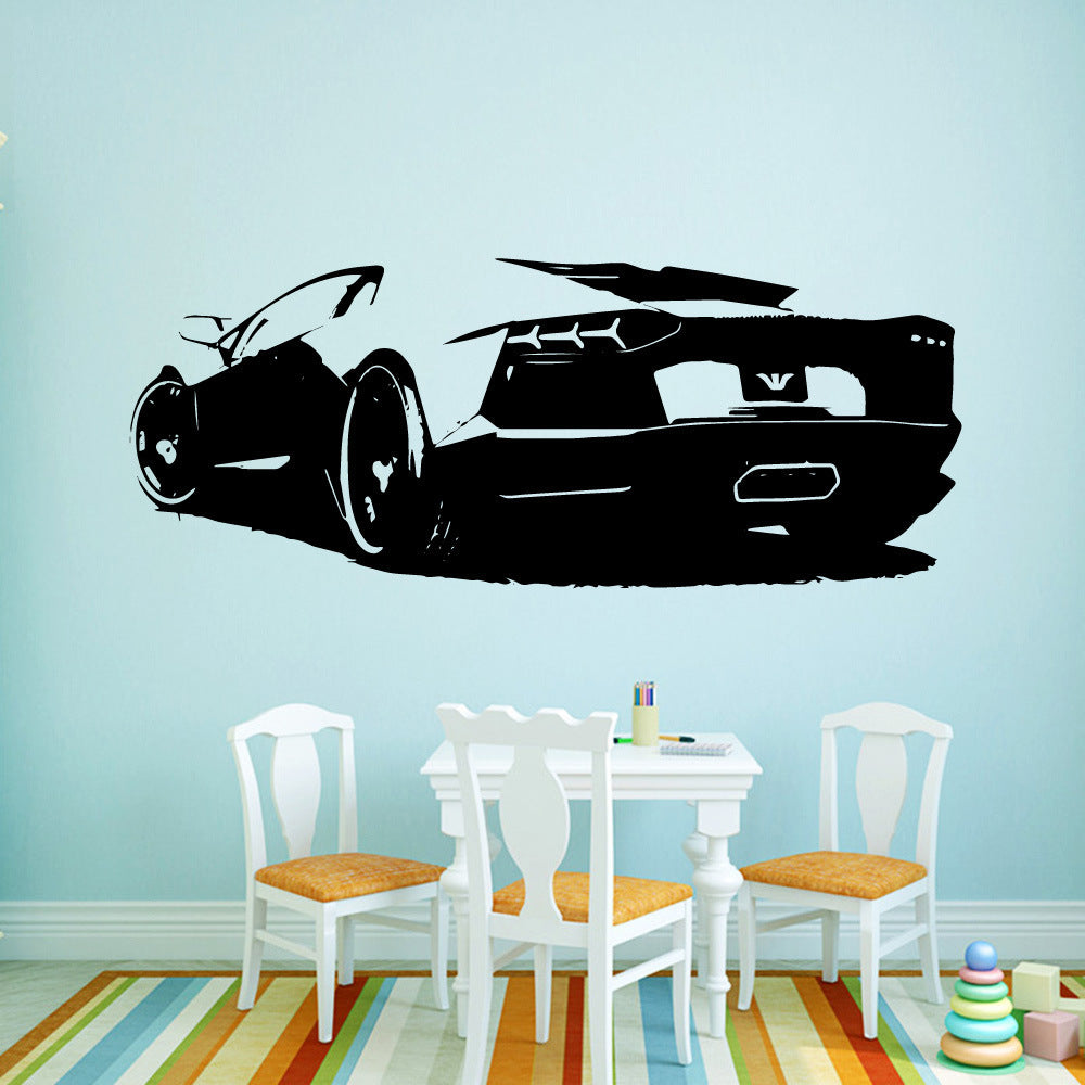 PVC Sports Car Car Wall Stickers