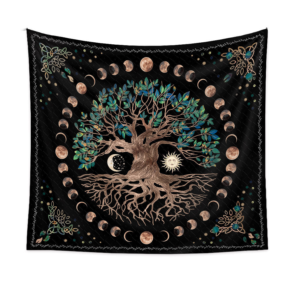 Home Fashion Bohemian Tapestry – Artistic Animal Print Wall Hanging