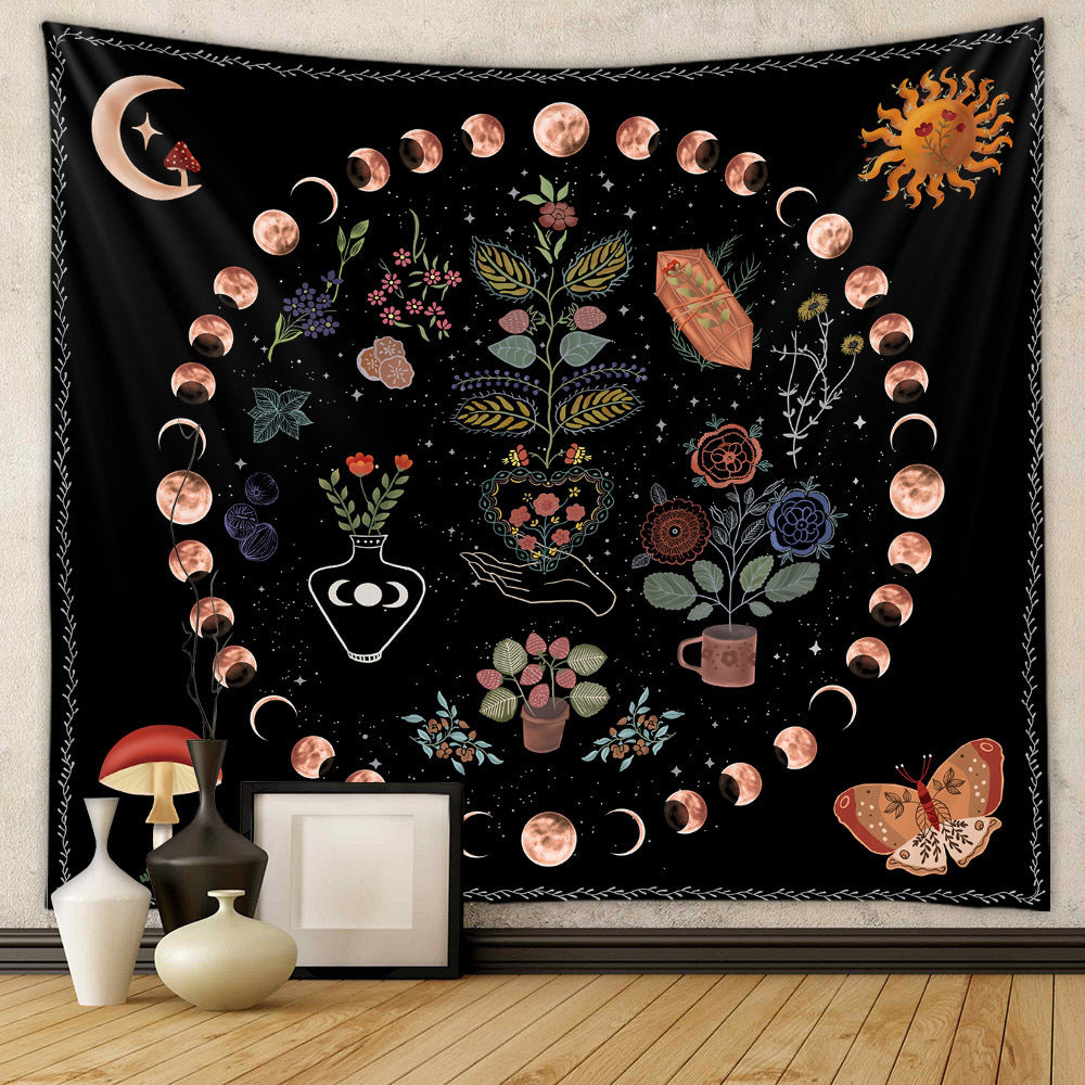 Home Fashion Bohemian Tapestry – Artistic Animal Print Wall Hanging
