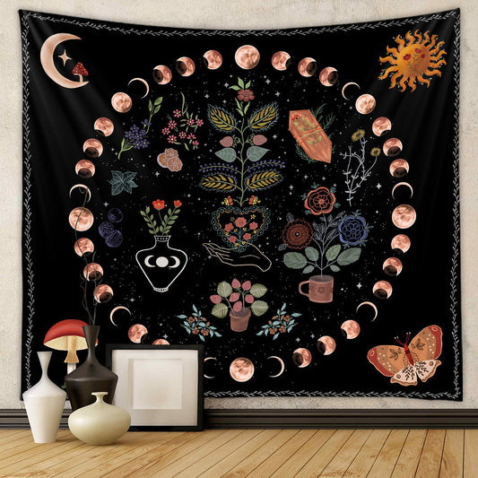 Home Fashion Bohemian Tapestry – Artistic Animal Print Wall Hanging