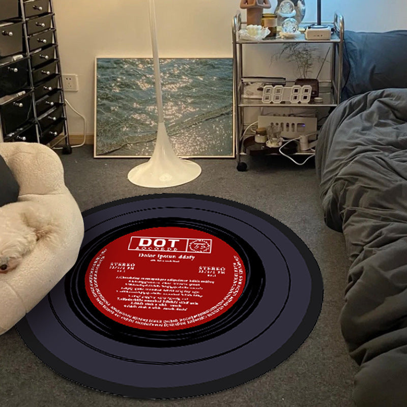 Black And White Simple Boys Bedroom Black 8 Carpet
