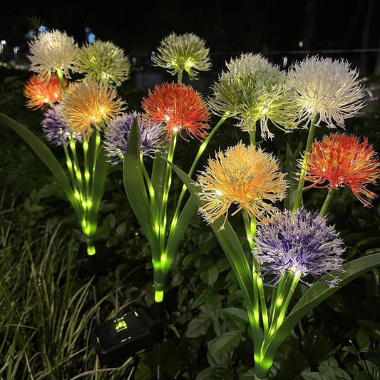 Solar Lawn Lamp – Flower-Shaped Garden Grass Decorative Light