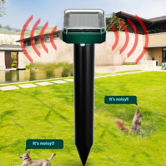 Solar Mini Square Ultrasonic Mouse Expeller – Outdoor Waterproof Pest Control