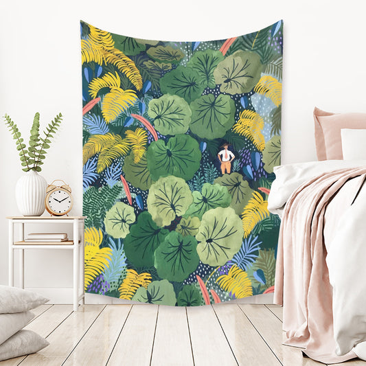Bedroom Wall Decor Fabric Tapestry – Modern Character Design