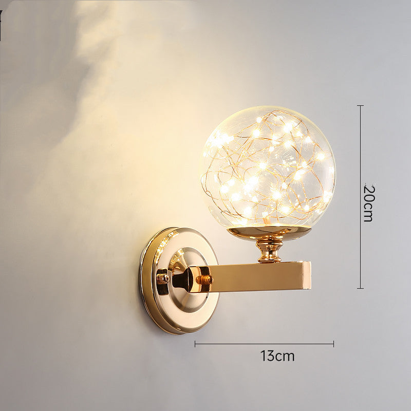 Light Luxury Crystal Lamp – Nordic Style with Stainless Steel Body
