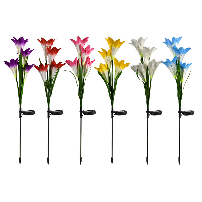 Solar Lily Festive Lantern – Outdoor Villa Courtyard Garden Light