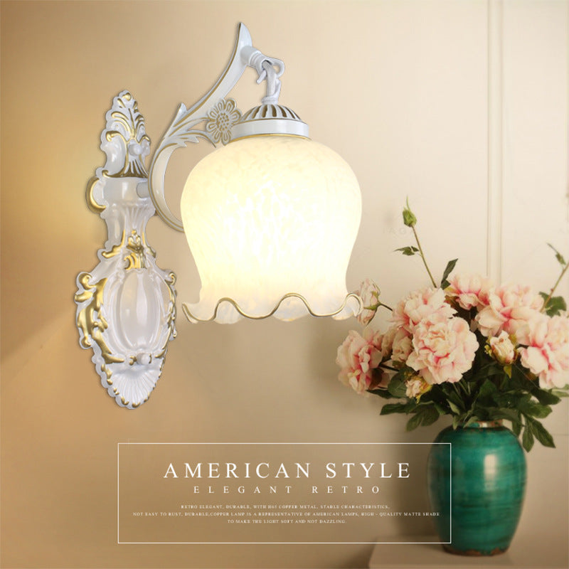 Single-Head Retro Distressed Wall Lamp – Multiple Color Finishes