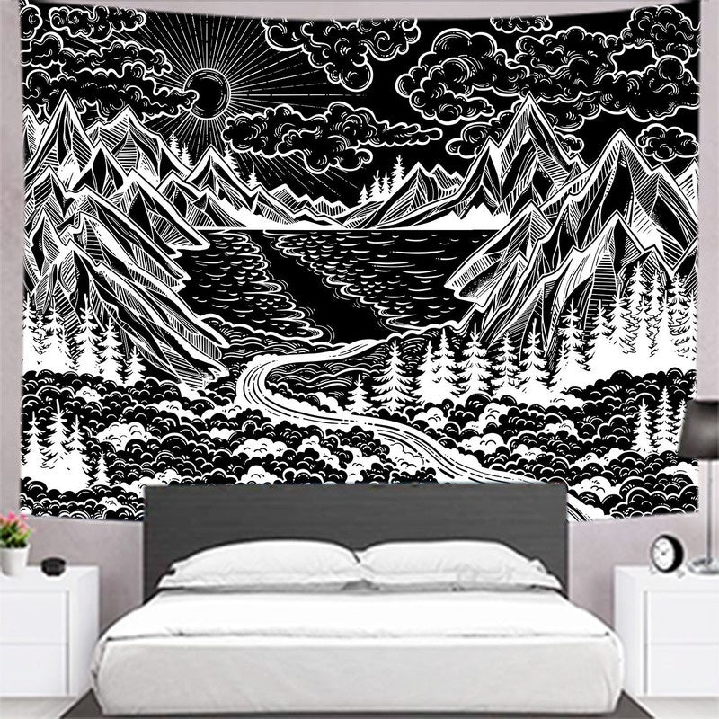 Simplicity Polyester Wall Decor Tapestry