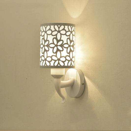 American Style Living Room Aisle Wall Lamp – Glass Shade Classic Lighting
