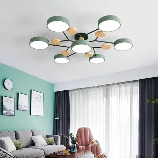 Modern Minimalist LED Ceiling Lamp – Creative Living Room Lighting