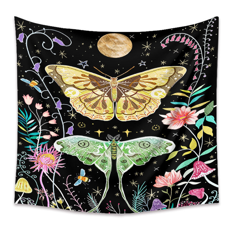 Home Fashion Bohemian Tapestry – Artistic Animal Print Room Décor