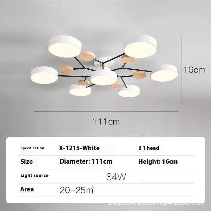 Modern Minimalist LED Ceiling Lamp – Creative Living Room Lighting