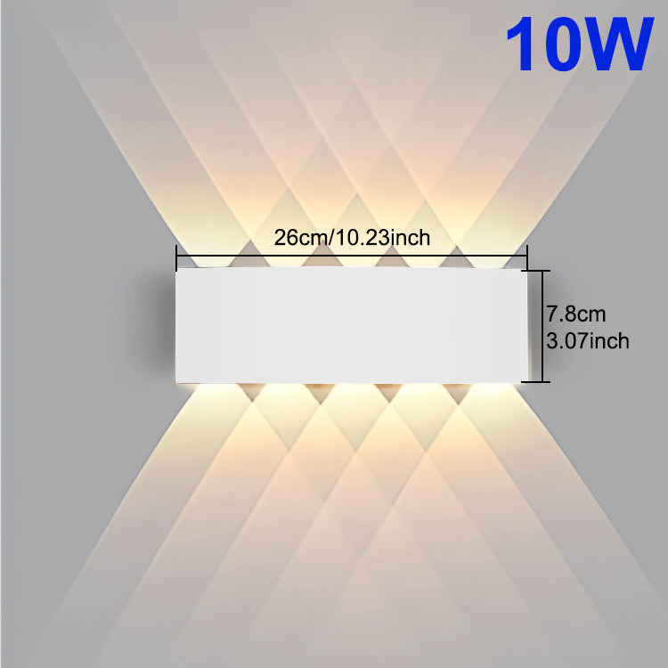 Outdoor LED Telescope Wall Lamp – Waterproof White & Warm Lighting