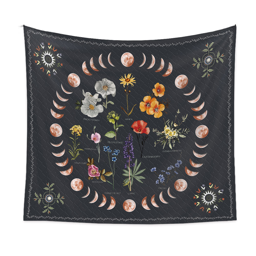 Home Fashion Bohemian Tapestry – Artistic Animal Print Wall Hanging