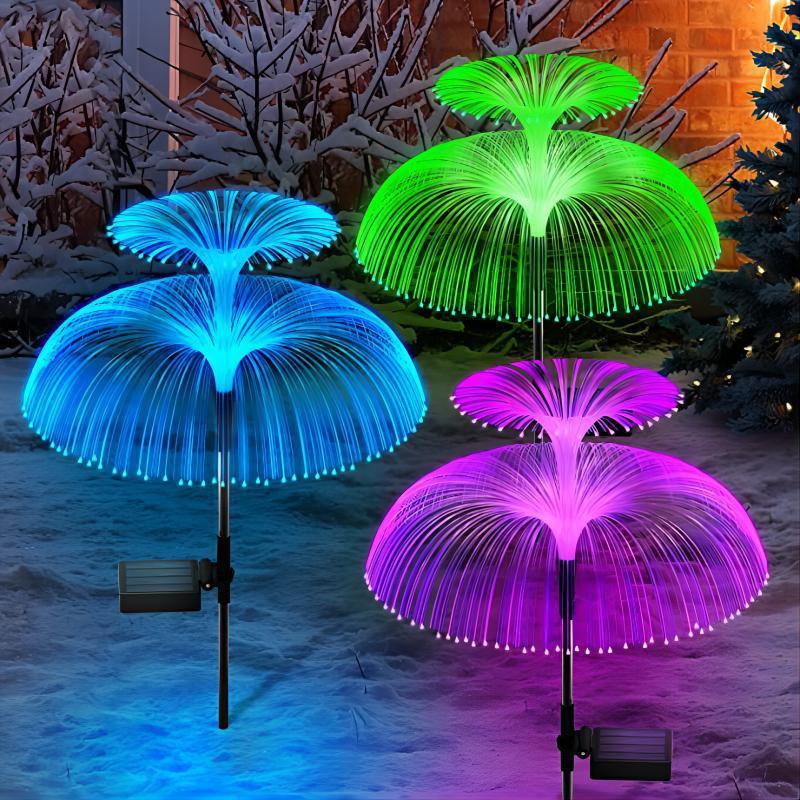 Solar Colorful LED Jellyfish Light for Outdoor Garden Decoration