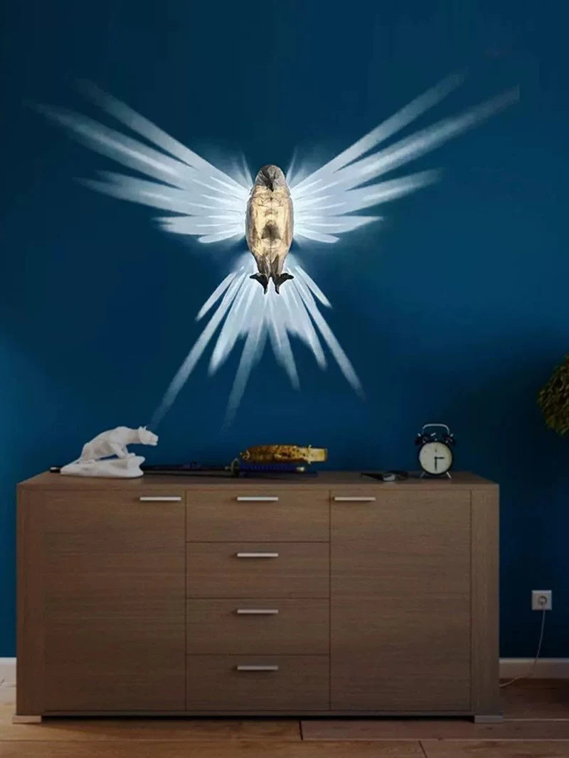 Modern Creative 3D Printed Bird Wall Lamp – Eagle Shape Sconce Light