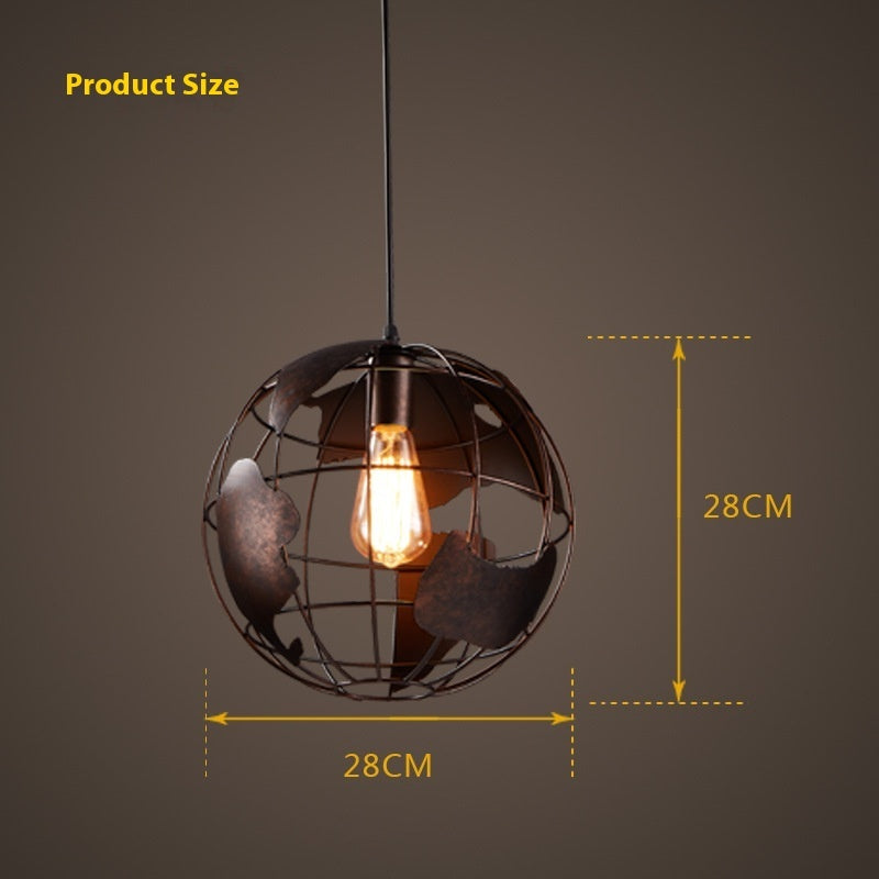 Industrial Style Iron Pendant Lamp – Bar & Stair Aisle Light