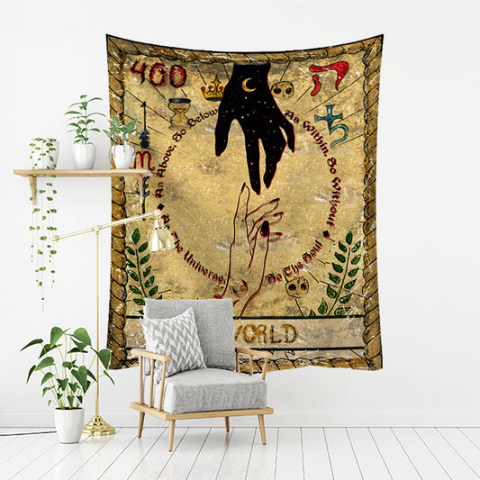 Psychedelic Tarot Series Tapestry – Mystical Home Decor Wall Hanging