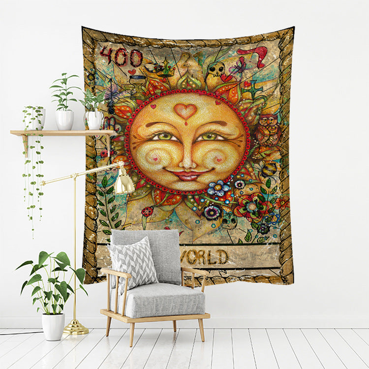 Psychedelic Tarot Series Tapestry – Mystical Home Decor Wall Hanging