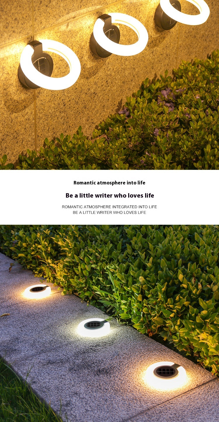 Solar Outdoor Folding Floor Lamp – Waterproof Courtyard & Garden Lighting