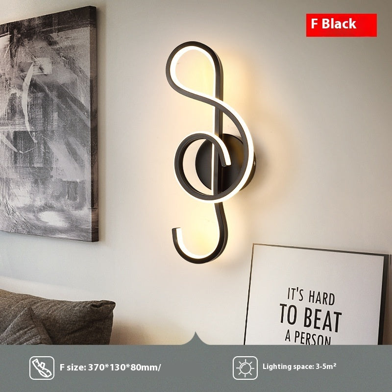 Nordic LED Wall Lamp – Aluminum Bedroom & Living Room Light