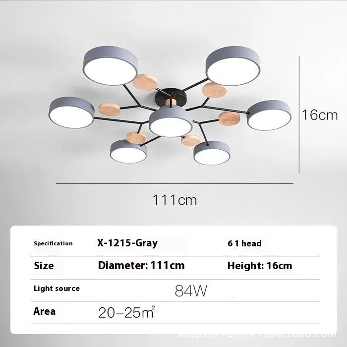 Modern Minimalist LED Ceiling Lamp – Creative Living Room Lighting
